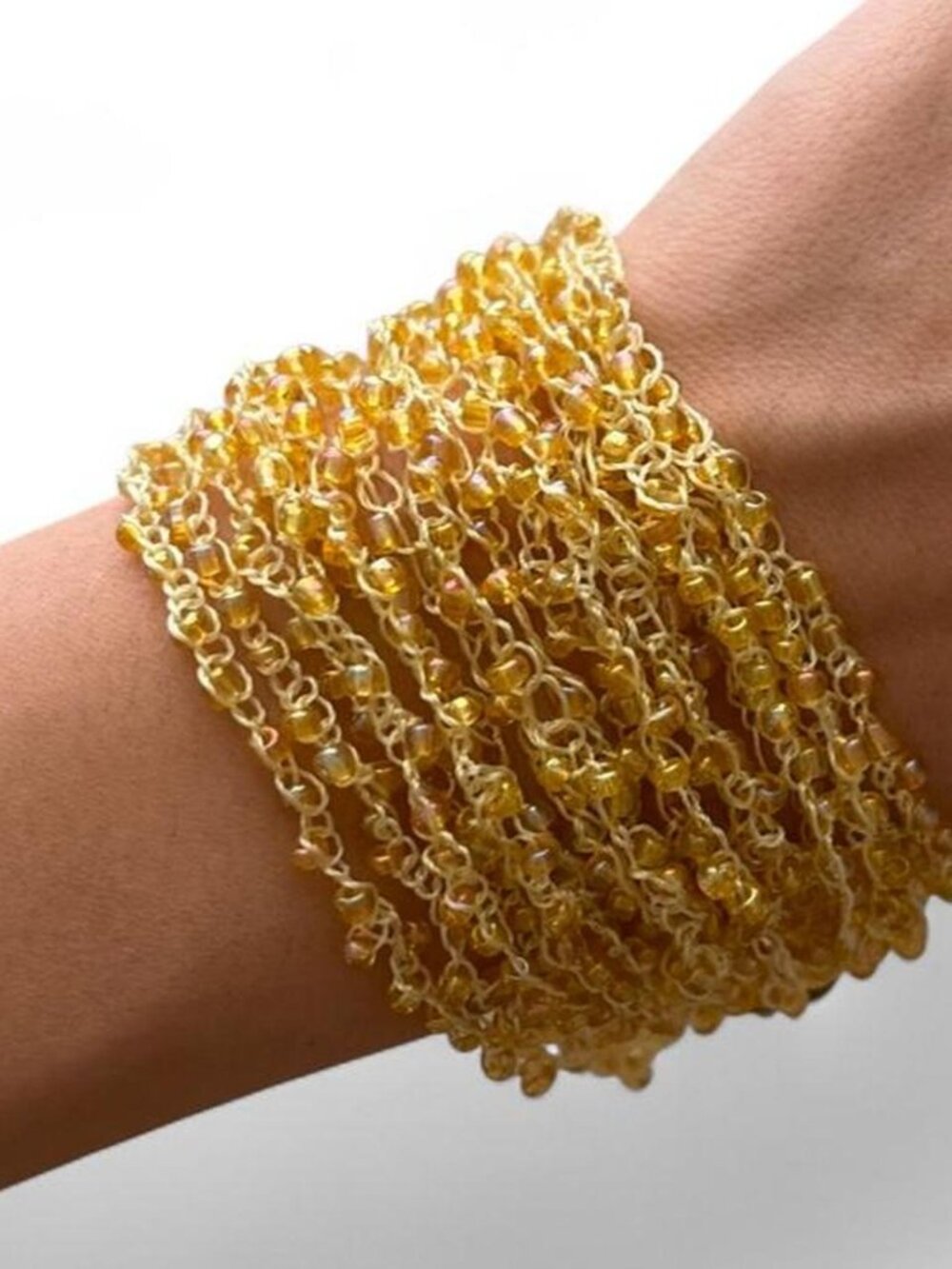 beaded bracelet